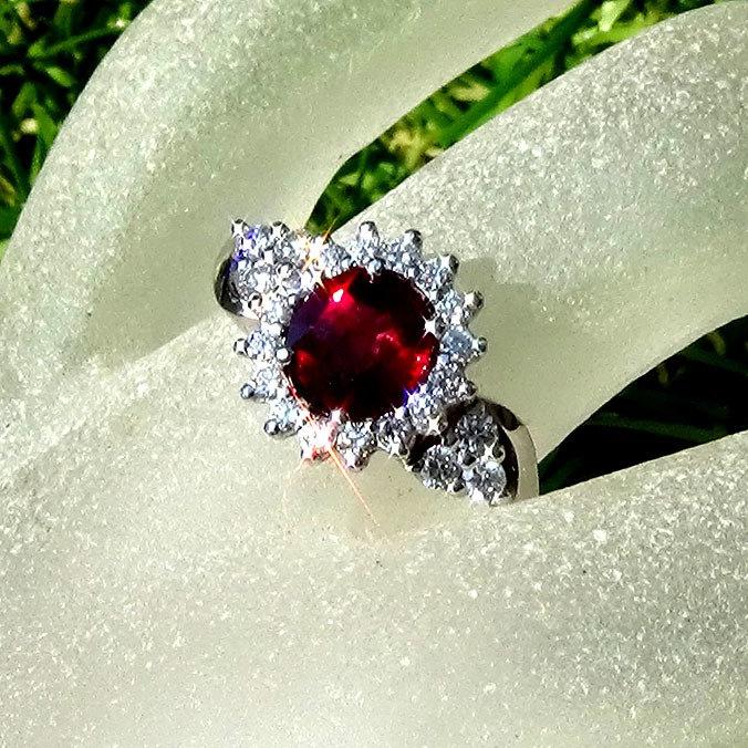  Ruby ring 18k - Shilat