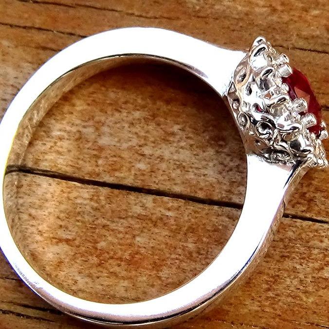 Ruby diamond ring - Shilat