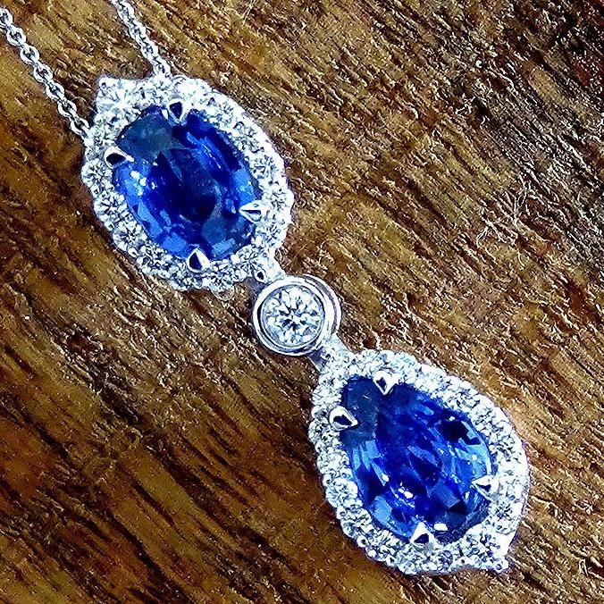 sapphire pendant - Shilat