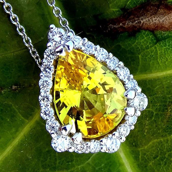 Yellow Sapphire Necklace - Shilat