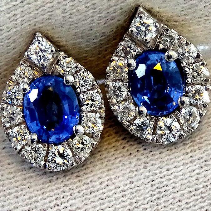 sapphire earrings - Shilat