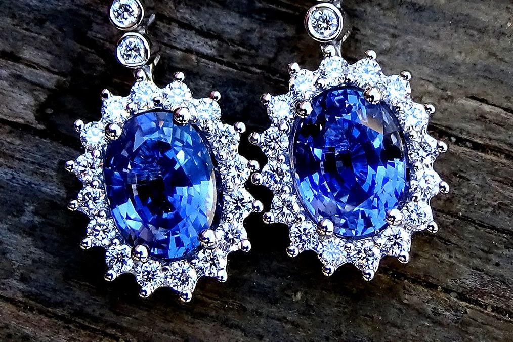 sapphire earrings - Shilat