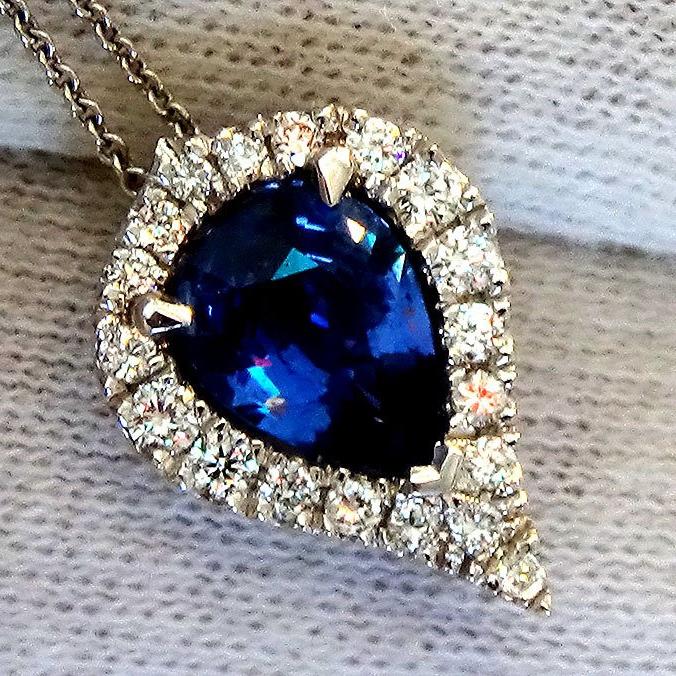  sapphire pendant - Shilat