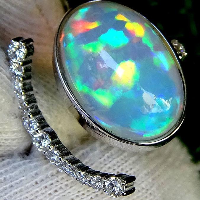 opal diamond ring - Shiat