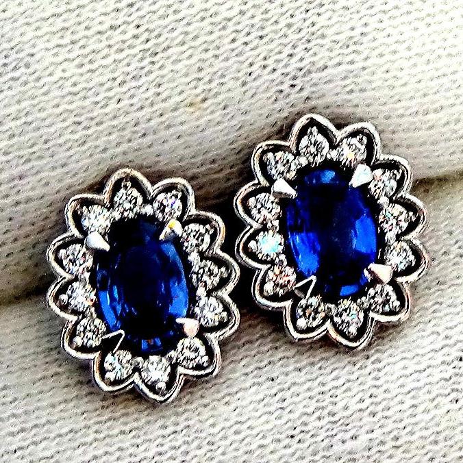 sapphire earrings - Shilat