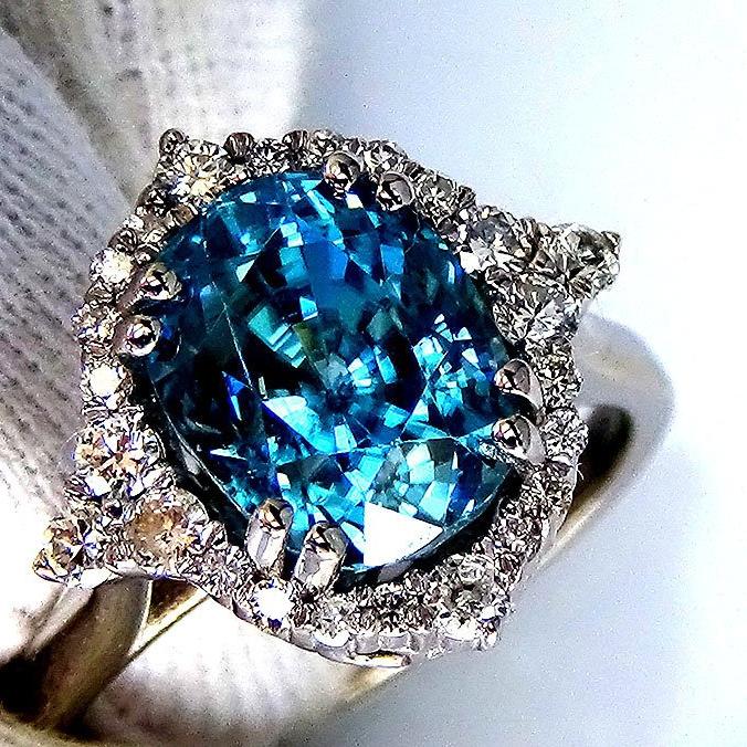 14k zircon ring - Shilat