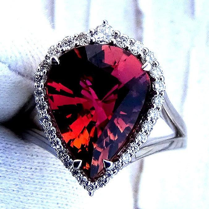 14k Pink tourmaline ring - Shilat