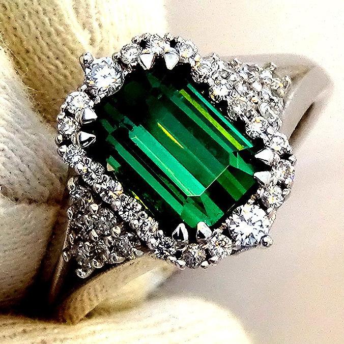 Tourmaline Ring Green - Shilat 